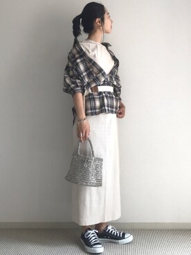 「リンクコーデ専門ブランド」｜yukariさん（レディース・168cm）の春コーディネート