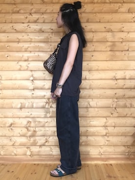 「SIKI PRODUCT.（シキプロダクト）のアイテム」を使った、yukariさん（レディース・168cm）の夏コーディネート