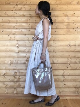 「アントマリーズ」｜「アイテム（バレエシューズ）」を使った、yukariさん（レディース・168cm）の夏コーディネート