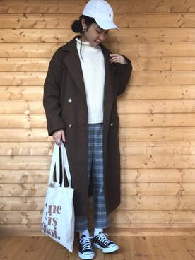「やっぱりストリートが好き」｜「アイテム（チェスターコート）」を使った、yukariさん（レディース・168cm）の秋コーディネート