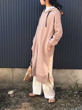 「Happy John（ハッピージョン）のアイテム（ワンピース/ドレス）」を使った、yukariさん（レディース・168cm）の冬コーディネート