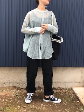 「PRIMP（プリンプ）のアイテム（アクセサリー）」を使った、yukariさん（レディース・168cm）の春コーディネート