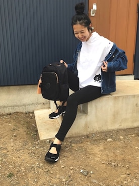 「にゃー」｜「アイテム（ジャケット/アウター）」を使った、yukariさん（レディース・168cm）の春コーディネート