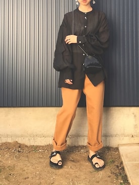 「PRIMP（プリンプ）のアイテム（アクセサリー）」を使った、yukariさん（レディース・168cm）の春コーディネート