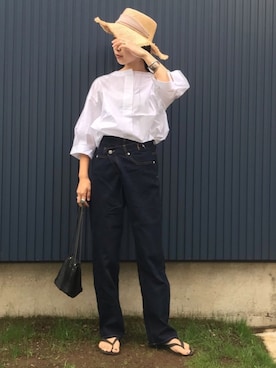 「PAPILLONNER（パピヨネ）のアイテム（リング）」を使った、yukariさん（レディース・168cm）の夏コーディネート