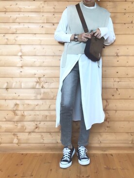 「something_jean」｜「アイテム（ワンピース/ドレス）」を使った、yukariさん（レディース・168cm）の秋コーディネート