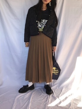 「タッセルローファー」｜yukariさん（レディース・168cm）の秋コーディネート