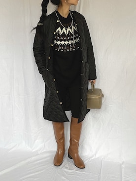 「Settimissimo（セッティミッシモ）のアイテム（アクセサリー）」を使った、yukariさん（レディース・168cm）の秋コーディネート