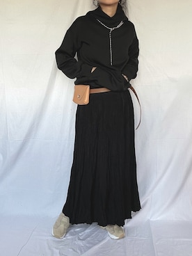 「Settimissimo（セッティミッシモ）のアイテム（アクセサリー）」を使った、yukariさん（レディース・168cm）の冬コーディネート