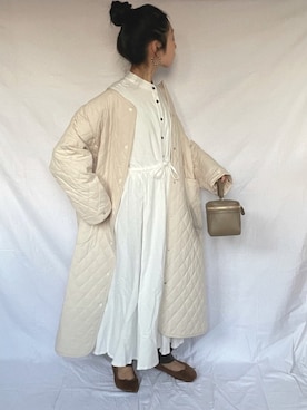 「Libra Cue（リブラ キュー）のアイテム（その他アウター）」を使った、yukariさん（レディース・168cm）の冬コーディネート
