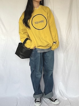 「petitcro（プティクロ）のpetitcro  ワイドバングル PCKB1901001（バングル/リストバンド）」を使った、yukariさん（レディース・168cm）の冬コーディネート