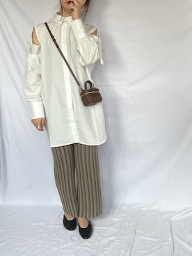 「NUMBERING（ナンバリング）のアイテム」を使った、yukariさん（レディース・168cm）の春コーディネート