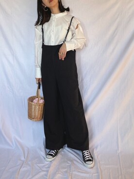 「NUMBERING（ナンバリング）のアイテム」を使った、yukariさん（レディース・168cm）の春コーディネート