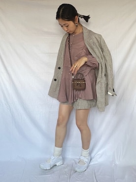 「NUMBERING（ナンバリング）のアイテム」を使った、yukariさん（レディース・168cm）の春コーディネート