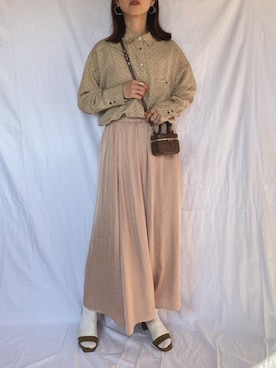 「NUMBERING（ナンバリング）のアイテム」を使った、yukariさん（レディース・168cm）の春コーディネート