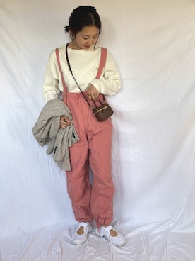 「NUMBERING（ナンバリング）のアイテム」を使った、yukariさん（レディース・168cm）の春コーディネート