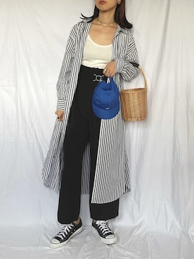 「NUMBERING（ナンバリング）のアイテム」を使った、yukariさん（レディース・168cm）の春コーディネート