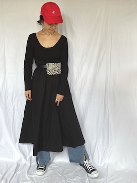 「NUMBERING（ナンバリング）のアイテム」を使った、yukariさん（レディース・168cm）の春コーディネート