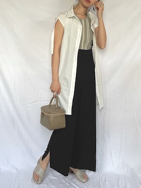 「NUMBERING（ナンバリング）のアイテム」を使った、yukariさん（レディース・168cm）の春コーディネート