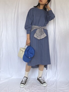 「NUMBERING（ナンバリング）のアイテム」を使った、yukariさん（レディース・168cm）の春コーディネート