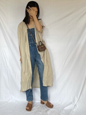 「EDWIN」｜「アイテム（ワンピース/ドレス）」を使った、yukariさん（レディース・168cm）の春コーディネート