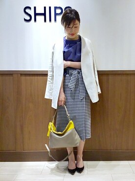 土倉さん(レディース・153cm)の春コーディネート