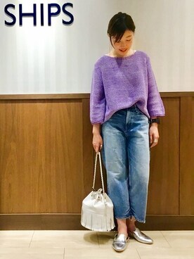 土倉さん(レディース・153cm)の春コーディネート