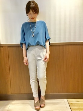 土倉さん（レディース・153cm）の夏コーディネート