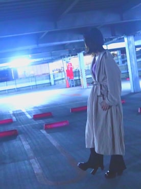 「CONVERSE TOKYO（コンバーストウキョウ）のアイテム（キャスケット）」を使った、aobaさん（レディース・160cm）の秋コーディネート