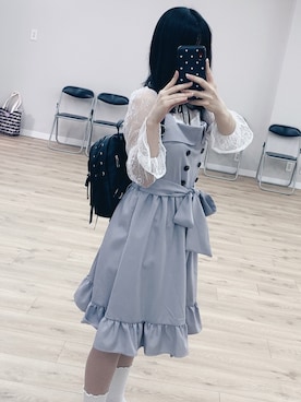「夢展望（ユメテンボウ）のアイテム（ワンピース/ドレス）」を使った、MARIYAさん（レディース・153cm）の秋コーディネート