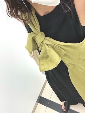 「JOINT WORKS（ジョイントワークス）のアイテム（ワンピース/ドレス）」を使った、mさん（レディース・155cm）の夏コーディネート