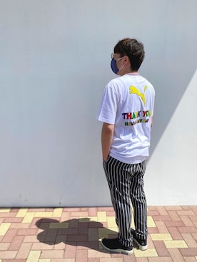 「NOISE MAKER（ノイズメーカー）のアイテム（パンツ）」を使った、S.SAKさん（メンズ・172cm）の春コーディネート