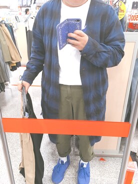 「coen（コーエン）のアイテム（その他アウター）」を使った、gngnさん（レディース・162cm）の夏コーディネート