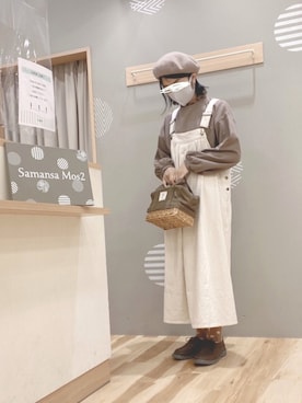 「いいね&フォロー よろしくお願いします☺︎」｜「アイテム（ジャンパースカート）」を使った、344.☺︎さん（レディース・160cm）の秋コーディネート