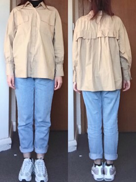 「LAP（ラップ）のアイテム」を使った、小餅乾-さん（レディース・166cm）の秋コーディネート