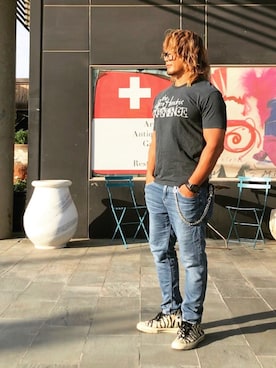 「Dallas」｜棚橋弘至さん（メンズ・180cm）の夏コーディネート