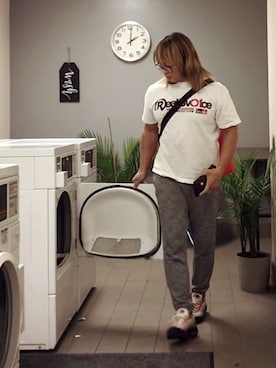 「RealBvoice（リアルビーヴォイス）のアイテム」を使った、棚橋弘至さん（メンズ・181cm）の冬コーディネート