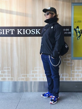 「FREE CITY（フリーシティ）のアイテム」を使った、棚橋弘至さん（メンズ・181cm）の春コーディネート