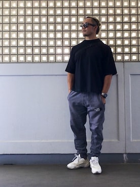 「アイテム（ファッション雑貨）」を使った、棚橋弘至さん（メンズ・181cm・40代）の夏コーディネート