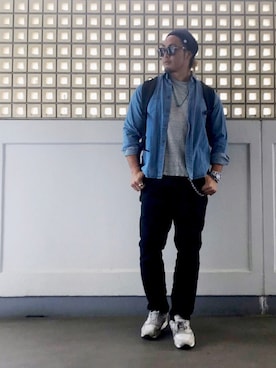 「HAIDER ACKERMANN（ハイダーアッカーマン）のアイテム」を使った、棚橋弘至さん（メンズ・181cm）の春コーディネート