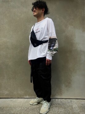 「MAKAVELIC（マキャベリック）のアイテム」を使った、helmets02endoさん（メンズ・168cm）の春コーディネート