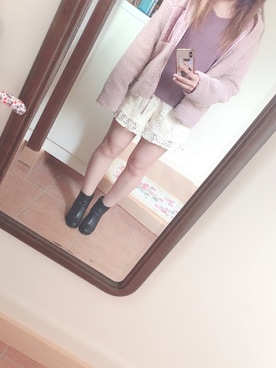 「GRL（グレイル）のアイテム（ブーツ、ブラック系）」を使った、わーさん（レディース・147cm）の秋コーディネート