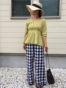 nanさん(レディース・155cm)の夏コーディネート