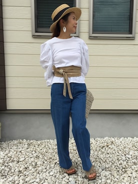 nanさん(レディース・155cm)の夏コーディネート