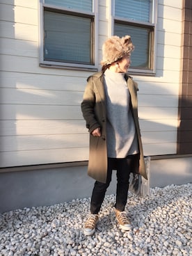 nanさん（レディース・155cm）の冬コーディネート