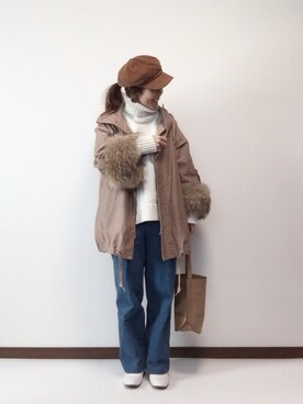 nanさん（レディース・155cm）の冬コーディネート