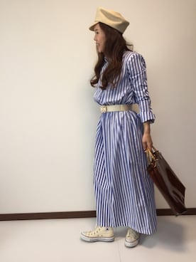 nanさん（レディース・155cm）の春コーディネート