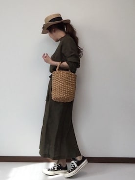 nanさん（レディース・155cm）の春コーディネート