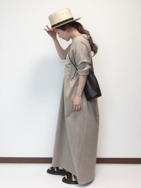 「JOURNAL STANDARD LUXE（ジャーナルスタンダード　ラックス）のアイテム（ワンピース/ドレス）」を使った、nanさん（レディース・155cm）の春コーディネート