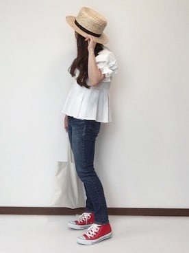 nanさん（レディース・155cm）の春コーディネート